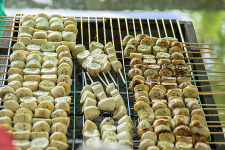 banana grillの写真素材