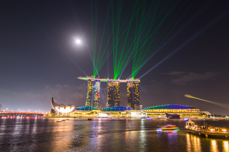 marina bay at Singaporeのeditorial素材