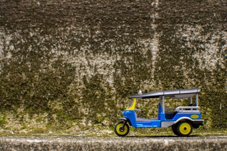 Three wheel taxis in Thailandの写真素材