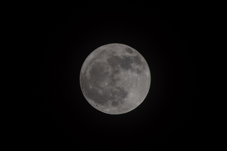 Full moon day, Moonlightの写真素材