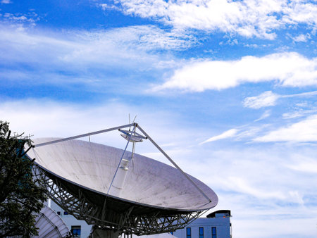 Television Transmitter The sky has space for text.