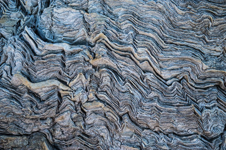 Banded rock texture black and white