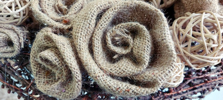 Decorative bouquet of dry plants Flowers Decorative element. The product is hand made. The texture...