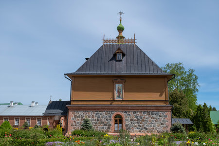 KUREMAE, IDA-VIRUMAA COUNTY, ESTONIA - JUNE 5, 2022: Church of St Arsinius and St Nicholas on the...