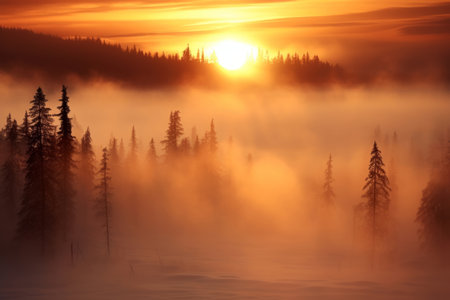 A Visual Symphony. Immerse Yourself in the Breathtaking Natural Splendor of Finlandの素材