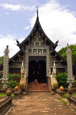 People Wat Lokmolee In chiangmai Thailandの写真素材