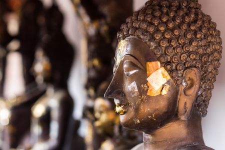 Buddha head In Wat Doikum 2の写真素材