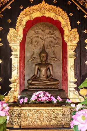 Buddha Statue in northern Thailandの写真素材