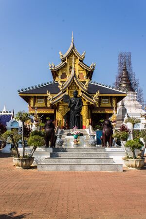 Khuba Htuang statue in Wat Banden,Chiangmai Thailandの写真素材
