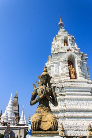 Thai angel in Wat Ban Den, Maetang Chiangmai Thai Templeの写真素材