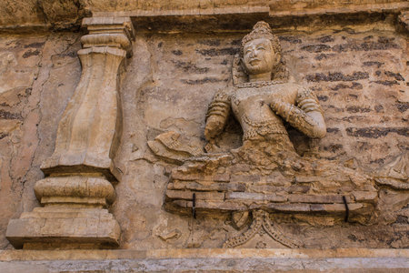 angel in Chedi , wat Ched yod in Chiangmaiの写真素材