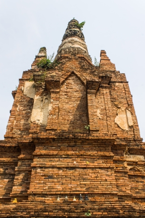 Old Chedi in Wat  Phra That Hariphunchaiの写真素材