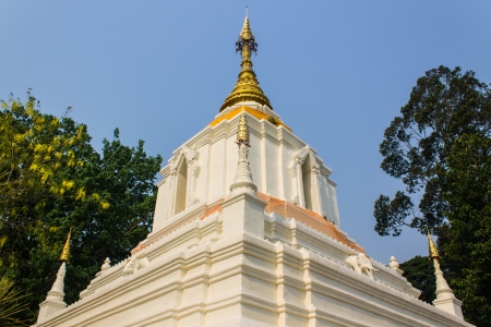 Chedi In Wat Cang Kump , Wiang Kum Kamの写真素材