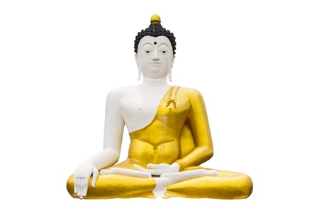 Isolated - Side of biggest image of buddha In Wianghaeng Chiangmaiの写真素材