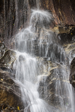 Tad Mork Water Fall in Maerim , Chiangmai Thailandの写真素材