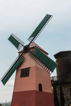 Home wind turbine in Rayon Thailandの写真素材