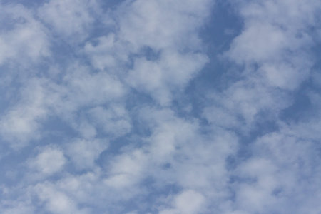 blue sky and clouds
