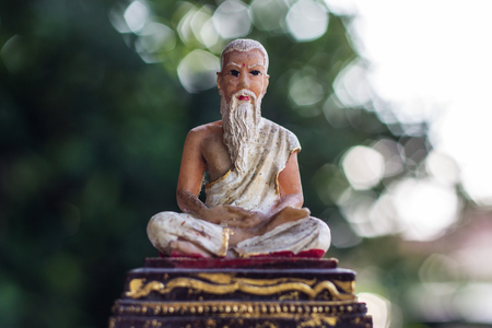 hermit Statue  and  Bokeh, Medical Teacher of Indiaの写真素材