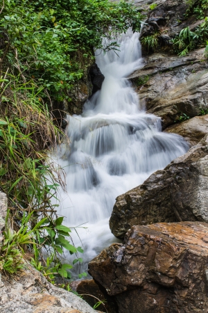 hauykeaw waterfall in Doi Suthep-Pui Nationnal Park , chaingmai Thalandの写真素材