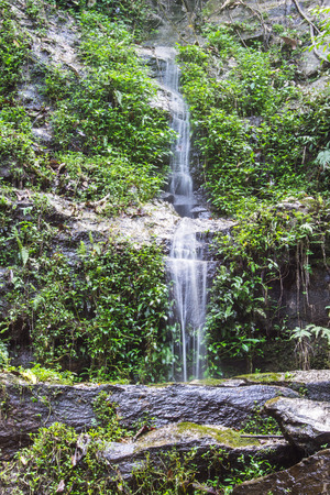 Mon Tha Than Waterfall in Doi Suthep - Pui National Park, Chiang Mai  Thailandの写真素材