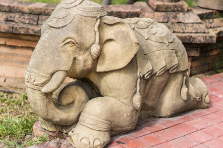 Elephant statueの写真素材