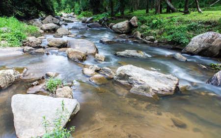 Mae Tia waterfall, Ob Lung national park in Chiangmai Thailand