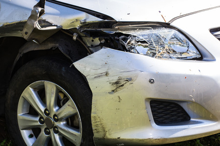 Crash carの写真素材