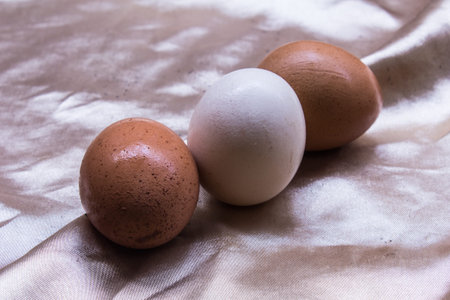 Fresh and healthy eggs, still life Easter