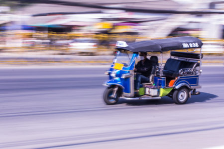 Tuk Tuk Thailand Panning camera