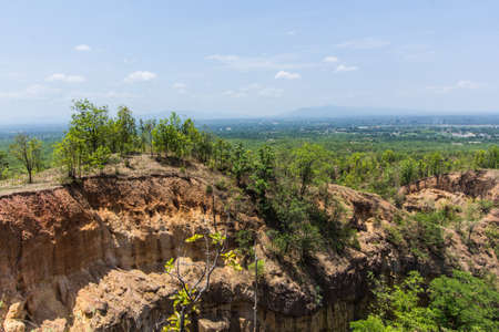Doi Tok grand canyon in Mae Wang national park, Chiangmai Thailandの写真素材