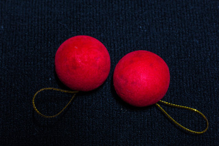 Red ball christmas still life