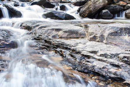 Mae Ya waterfall, Doi Inthanon national park, Chiang Mai  Thailandの写真素材