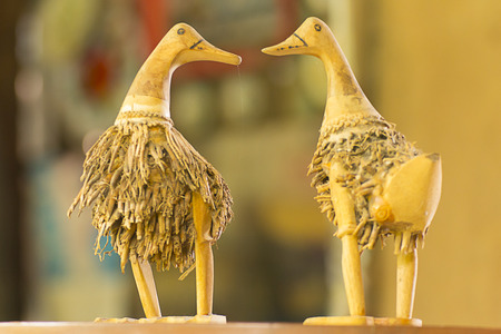 duck art form roots Bambooの写真素材