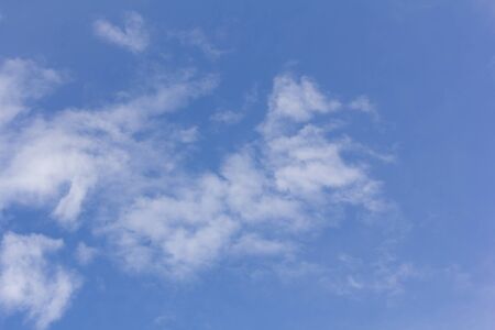beauty cloud with blue sky backgroundの写真素材