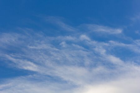white cloud in blue skyの写真素材