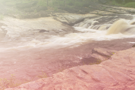 Cataract of Wang kauy waterfall, doi inthanon national park, Chiangmai Thailandの写真素材