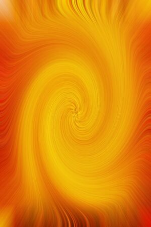 Beautiful orange smooth spiral circles backgroundの写真素材