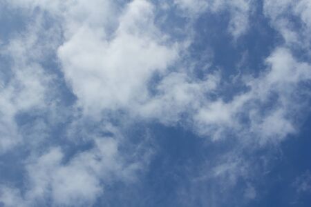 beauty blue sky with cloud backgroundの写真素材