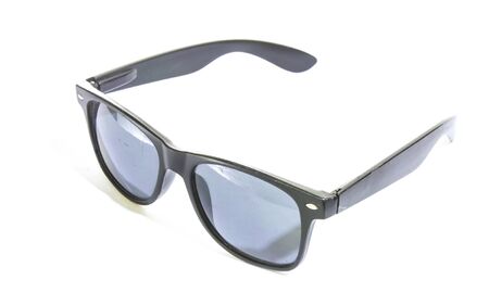 Black Sunglasses Isolated on white backgroundの写真素材