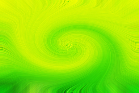Beautiful green yellow smooth spiral circles backgroundの写真素材