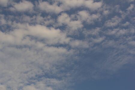 blue sky with cloud texture and backgroundの写真素材