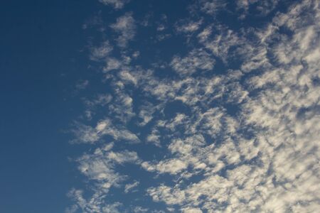 White cloud in blue sky natureの写真素材