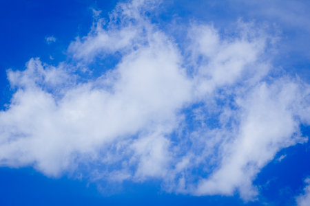 Blue sky with clouds Beauty natureの写真素材