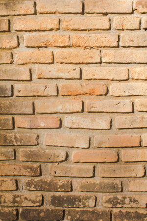 old red brick wall texture and backgroundの写真素材