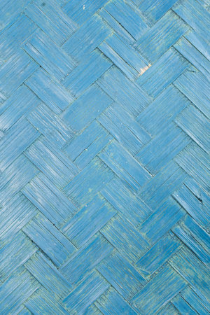 Wall Woven Bamboo Handmade texture and backgroundの写真素材