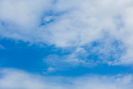 White cloud in blue sky natureの写真素材