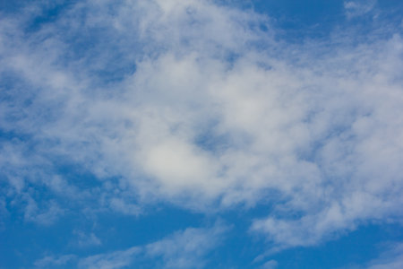 White cloud in blue sky natureの写真素材