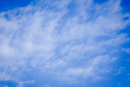 White cloud in blue sky natureの写真素材
