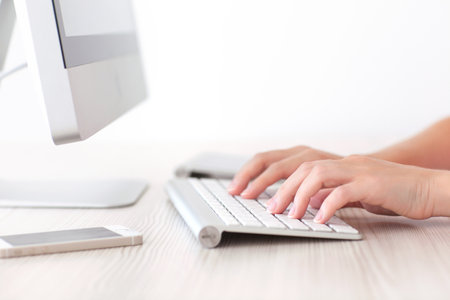 Simferopol, Russia - July 13, 2014  iMac the series of monoblock personal computers created by the Apple inc company のeditorial素材