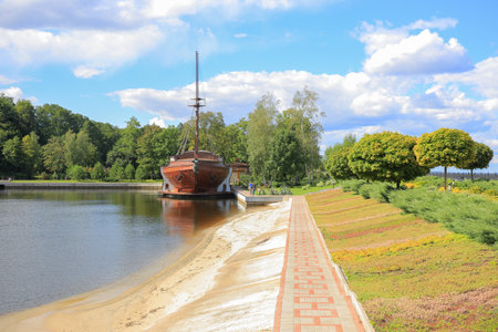 Galleon ship-restaurantのeditorial素材